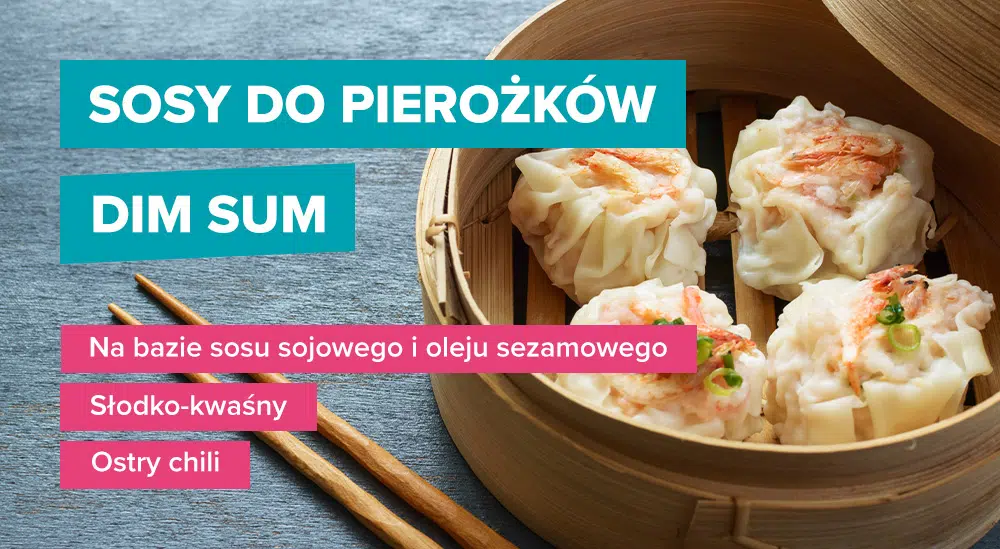 Sosy do pierożków dim sum - infografika