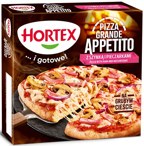 Pizza Grande Appetito szynka pieczarki